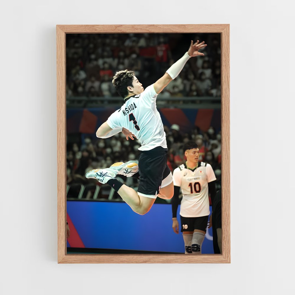 Poster Yuji nishida – affiche Volleyball (vue 4)
